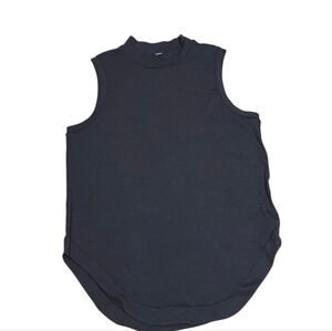 NWT Lululemon Soft Mock Neck Tank Top Small Black Sleeveless